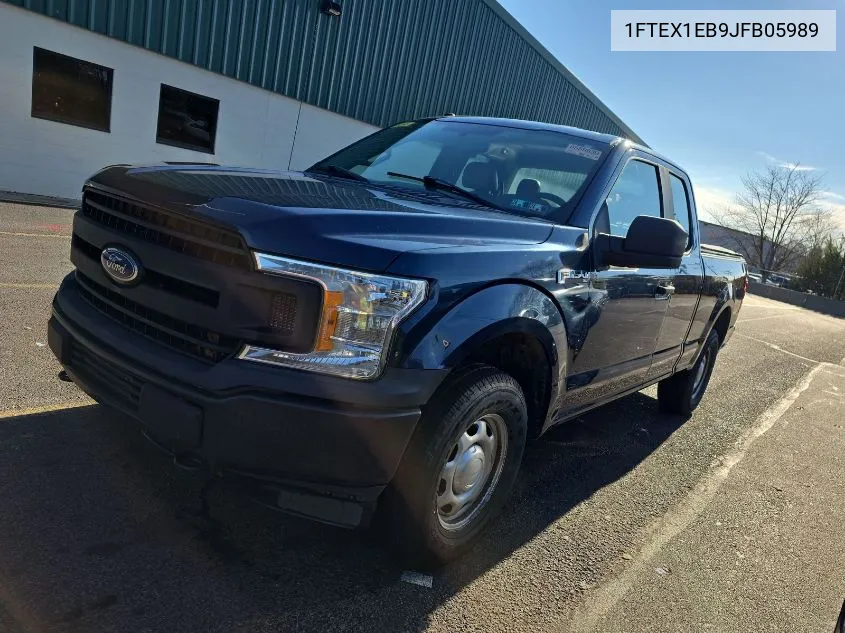 2018 Ford F-150 Xl VIN: 1FTEX1EB9JFB05989 Lot: 40866199