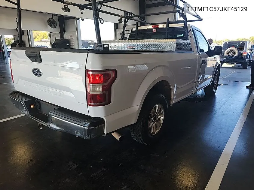 2018 Ford F-150 Xl VIN: 1FTMF1C57JKF45129 Lot: 40871403