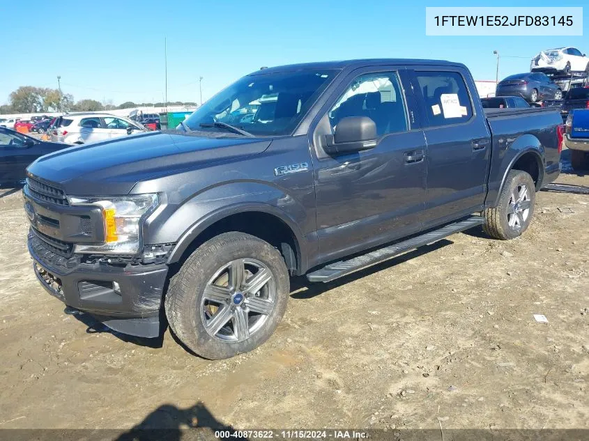 2018 Ford F-150 Xlt VIN: 1FTEW1E52JFD83145 Lot: 40873622