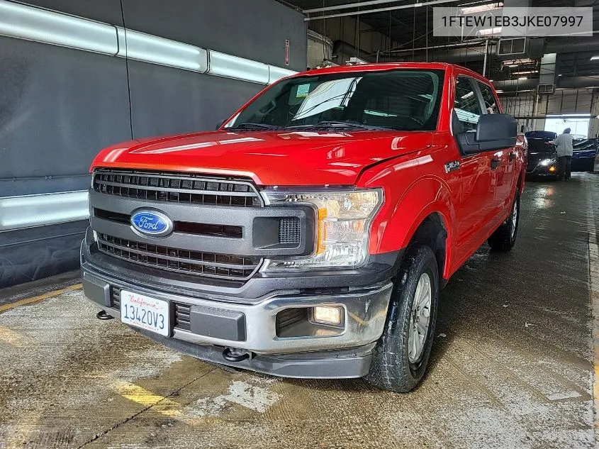 2018 Ford F-150 Xl VIN: 1FTEW1EB3JKE07997 Lot: 40874610