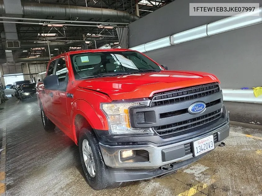 2018 Ford F-150 Xl VIN: 1FTEW1EB3JKE07997 Lot: 40874610