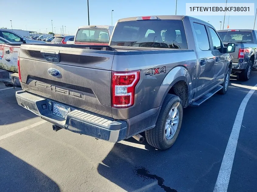 2018 Ford F150 Supercrew VIN: 1FTEW1EB0JKF38031 Lot: 40881122