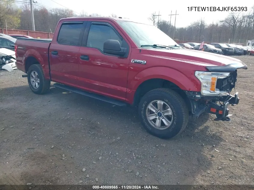 2018 Ford F-150 Xlt VIN: 1FTEW1EB4JKF65393 Lot: 40889565