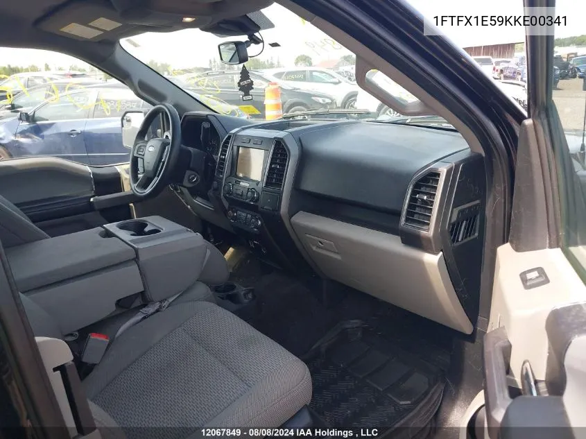 1FTFX1E59KKE00341 2019 Ford F150 Super Cab