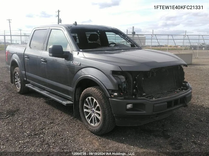 2019 Ford F-150 Xlt VIN: 1FTEW1E40KFC21331 Lot: 12084735