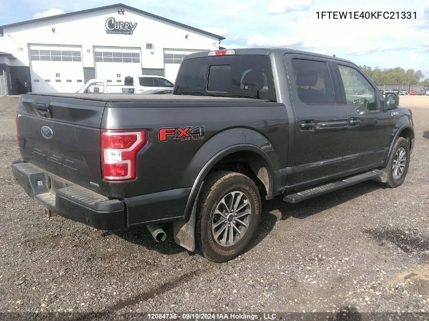 1FTEW1E40KFC21331 2019 Ford F-150 Xlt