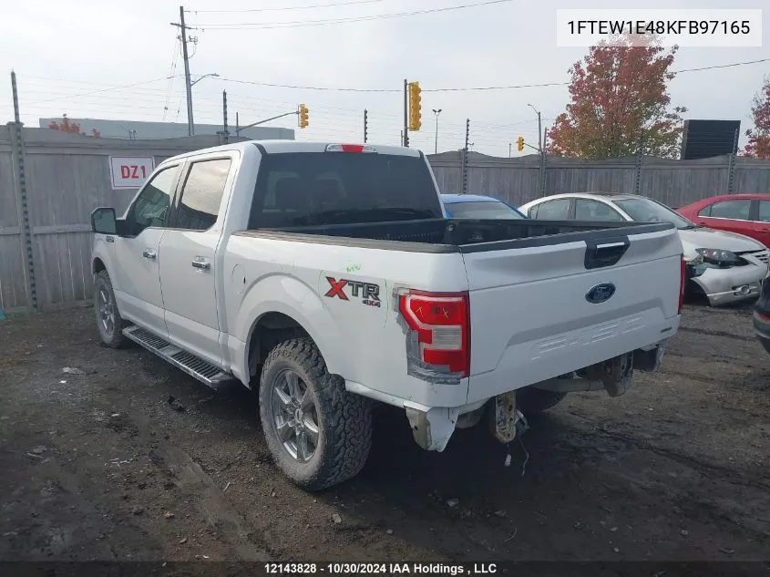 2019 Ford F-150 Xlt VIN: 1FTEW1E48KFB97165 Lot: 12143828