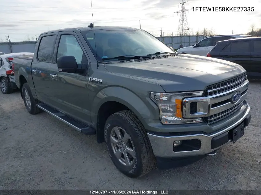 2019 Ford F-150 Xlt VIN: 1FTEW1E58KKE27335 Lot: 12148797