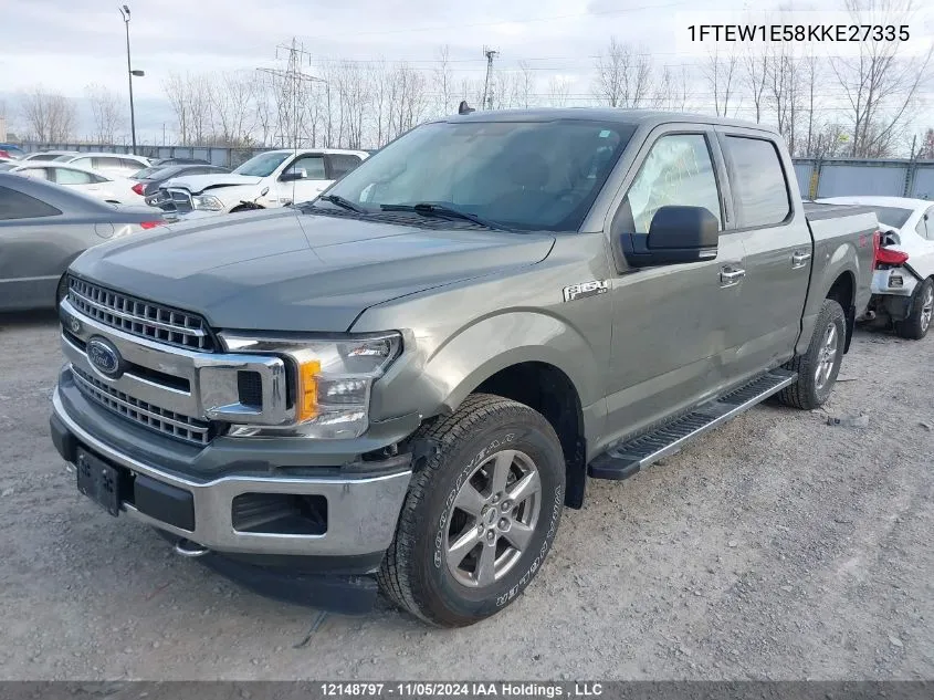 2019 Ford F-150 Xlt VIN: 1FTEW1E58KKE27335 Lot: 12148797