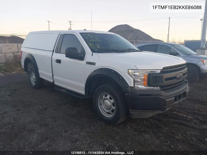 2019 Ford F-150 Xl VIN: 1FTMF1EB2KKE86088 Lot: 12156512