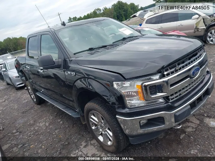 2019 Ford F-150 Xlt VIN: 1FTEW1E40KFA84505 Lot: 38700008