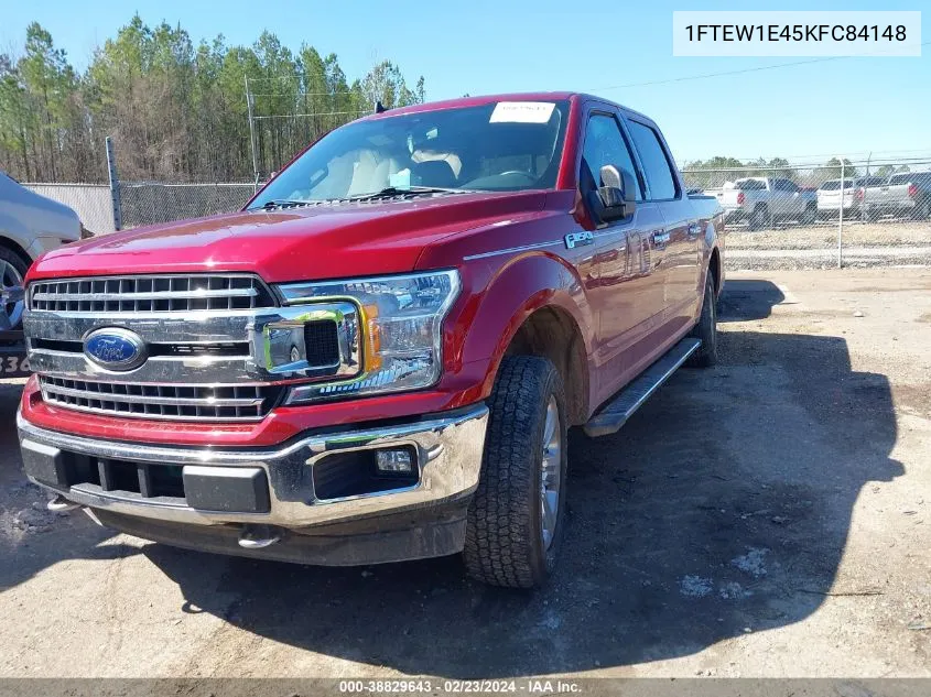 2019 Ford F-150 Xlt VIN: 1FTEW1E45KFC84148 Lot: 38829643