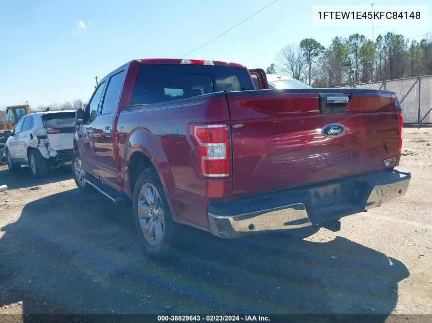 2019 Ford F-150 Xlt VIN: 1FTEW1E45KFC84148 Lot: 38829643