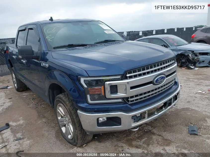 1FTEW1E53KKD95717 2019 Ford F-150 Xlt