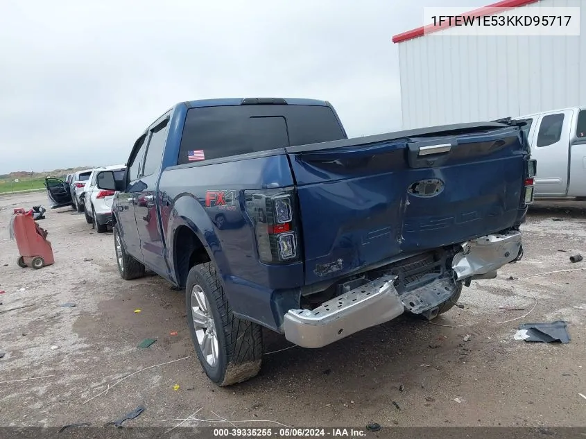 1FTEW1E53KKD95717 2019 Ford F-150 Xlt