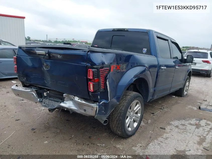 1FTEW1E53KKD95717 2019 Ford F-150 Xlt