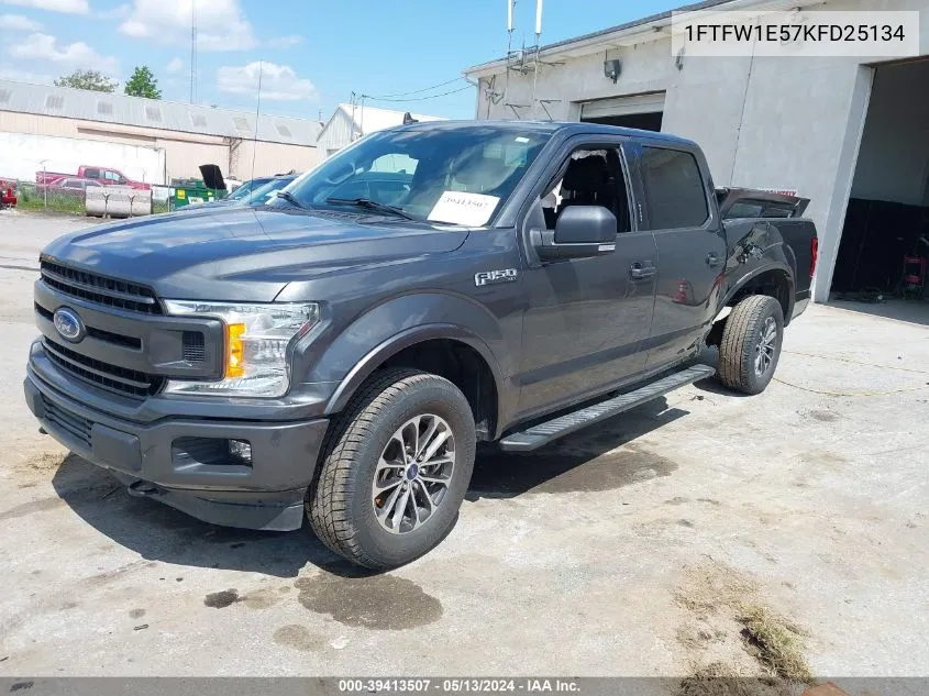 2019 Ford F-150 Xlt VIN: 1FTFW1E57KFD25134 Lot: 39413507