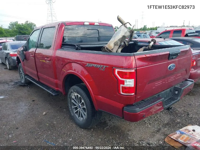 1FTEW1E53KFC82973 2019 Ford F-150 Xlt