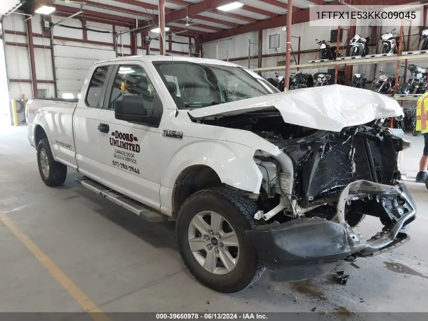 2019 Ford F-150 Xl VIN: 1FTFX1E53KKC09045 Lot: 39650978