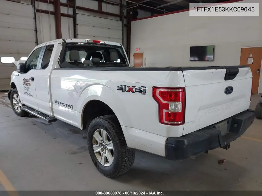 2019 Ford F-150 Xl VIN: 1FTFX1E53KKC09045 Lot: 39650978