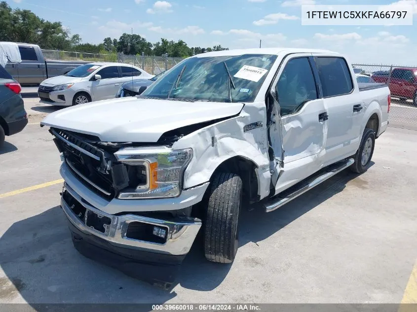 2019 Ford F-150 Xlt VIN: 1FTEW1C5XKFA66797 Lot: 39660018