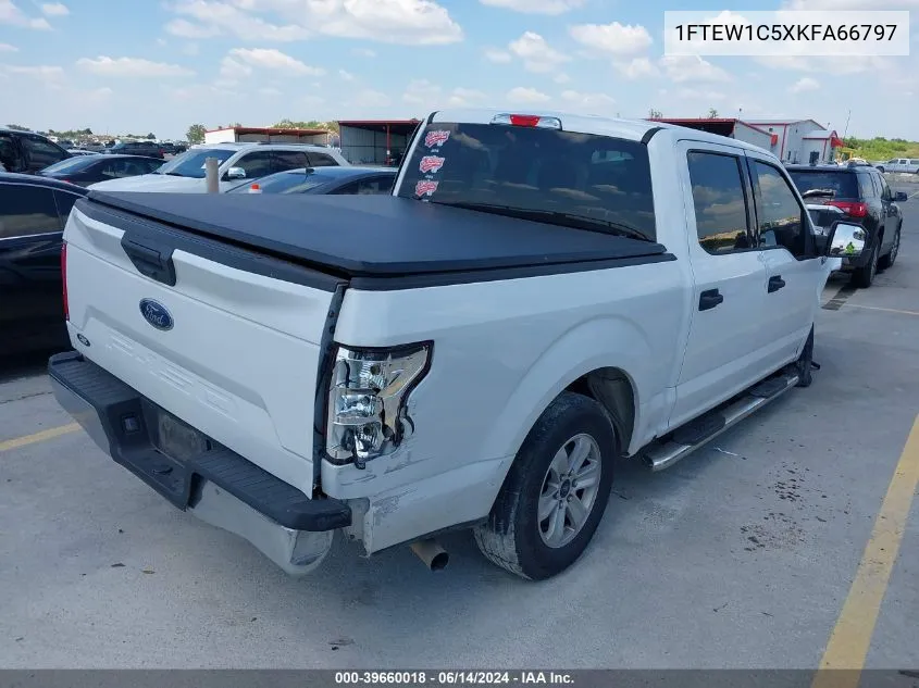 2019 Ford F-150 Xlt VIN: 1FTEW1C5XKFA66797 Lot: 39660018