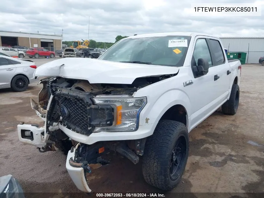 2019 Ford F-150 Xl VIN: 1FTEW1EP3KKC85011 Lot: 39672053