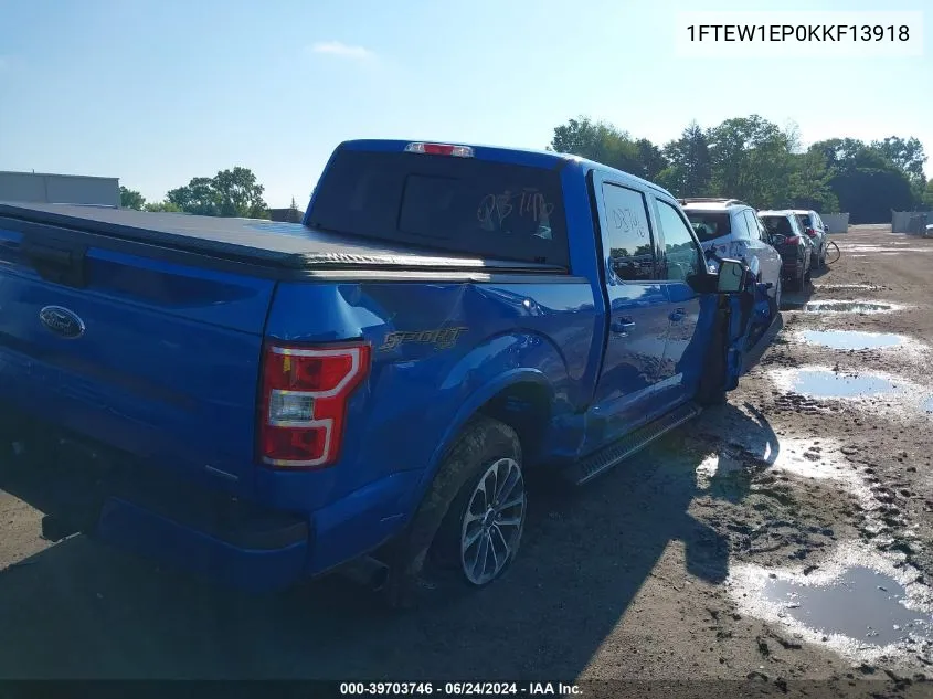 1FTEW1EP0KKF13918 2019 Ford F-150 Xlt