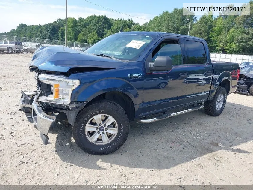 1FTEW1E52KFB20171 2019 Ford F150 Supercrew