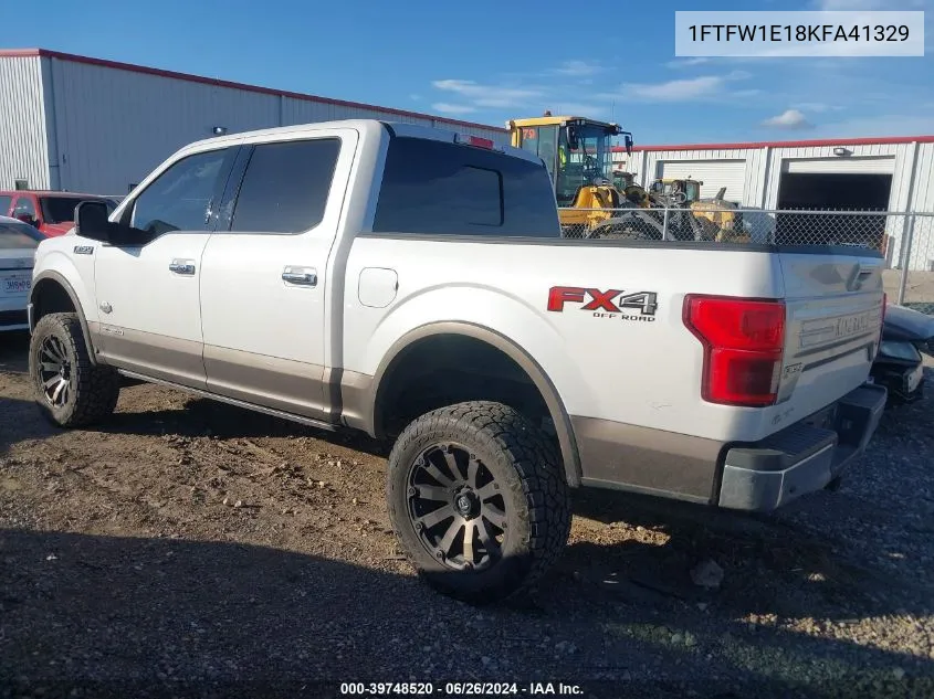 1FTFW1E18KFA41329 2019 Ford F-150 King Ranch