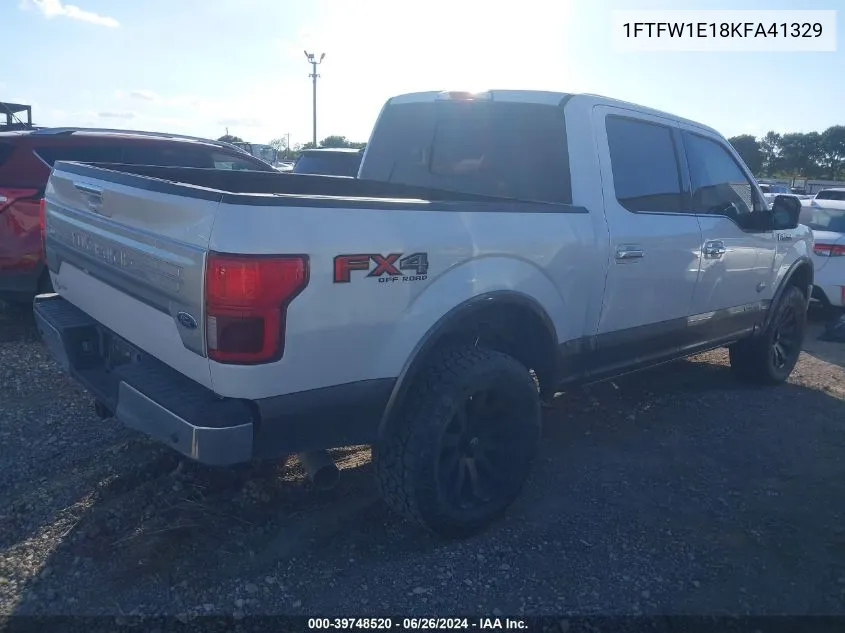 1FTFW1E18KFA41329 2019 Ford F-150 King Ranch