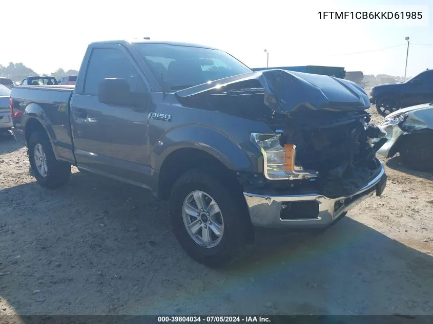 1FTMF1CB6KKD61985 2019 Ford F-150 Xl