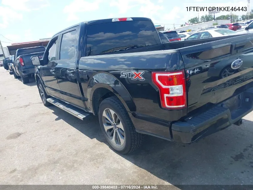 2019 Ford F-150 Xl VIN: 1FTEW1CP1KKE46443 Lot: 39840403