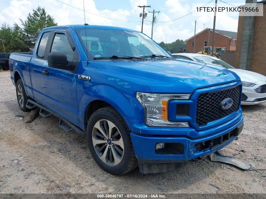 2019 Ford F-150 Xl VIN: 1FTEX1EP1KKC19666 Lot: 39846797