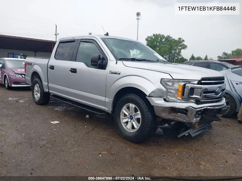 2019 Ford F-150 Xlt VIN: 1FTEW1EB1KFB84448 Lot: 39847990