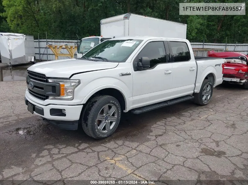 2019 Ford F-150 Xlt VIN: 1FTEW1EP8KFA89557 Lot: 39859265