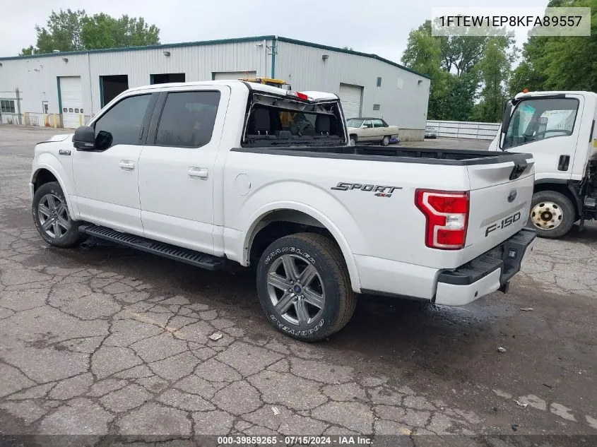 2019 Ford F-150 Xlt VIN: 1FTEW1EP8KFA89557 Lot: 39859265