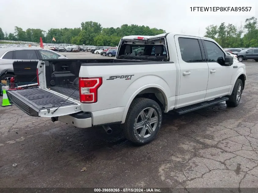 1FTEW1EP8KFA89557 2019 Ford F-150 Xlt