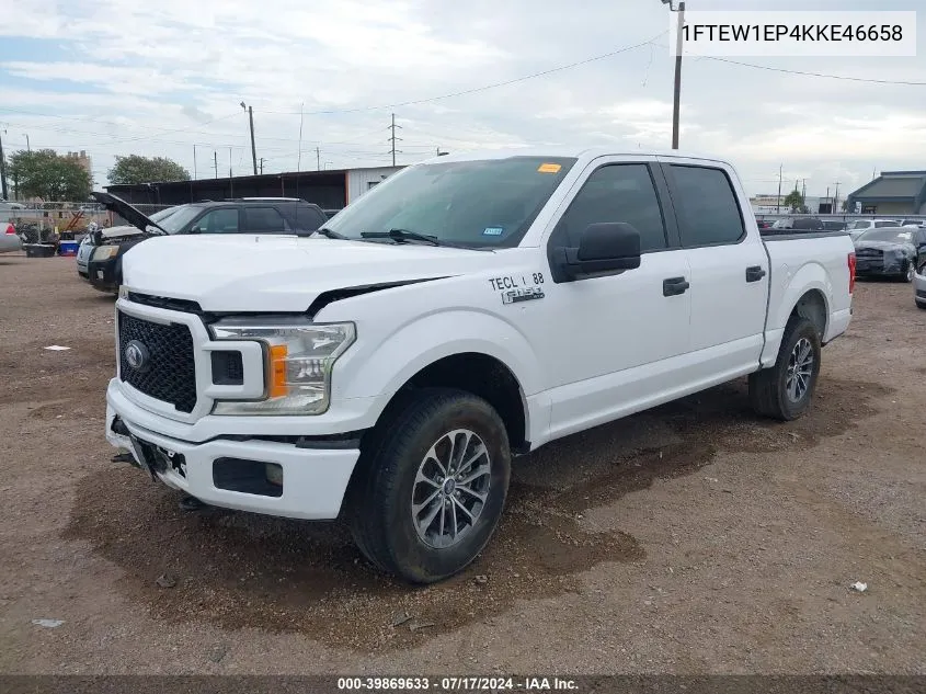 1FTEW1EP4KKE46658 2019 Ford F-150 Xl