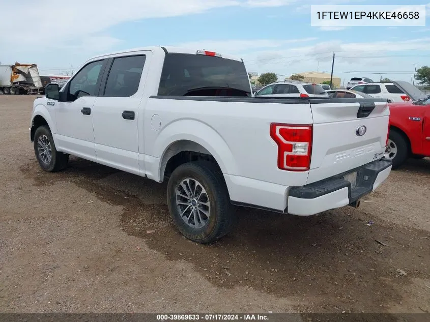 1FTEW1EP4KKE46658 2019 Ford F-150 Xl