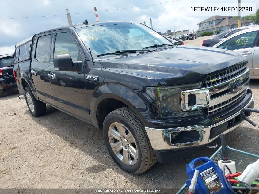 1FTEW1E44KFD12280 2019 Ford F-150 Xlt