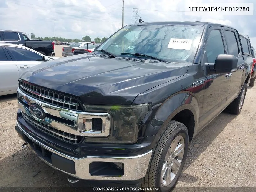 1FTEW1E44KFD12280 2019 Ford F-150 Xlt