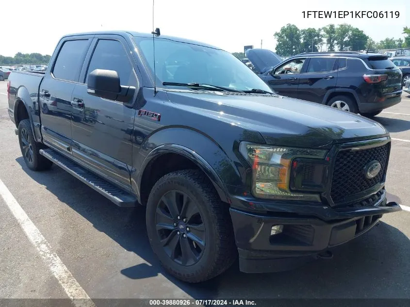 1FTEW1EP1KFC06119 2019 Ford F-150 Xlt