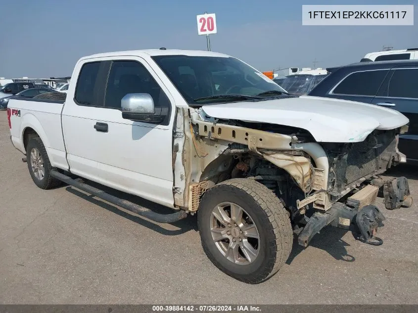 1FTEX1EP2KKC61117 2019 Ford F-150 Xl