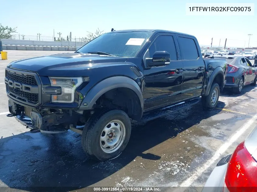 1FTFW1RG2KFC09075 2019 Ford F-150 Raptor