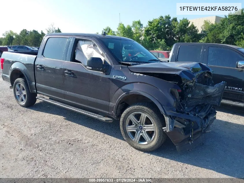 1FTEW1E42KFA58276 2019 Ford F-150 Xlt