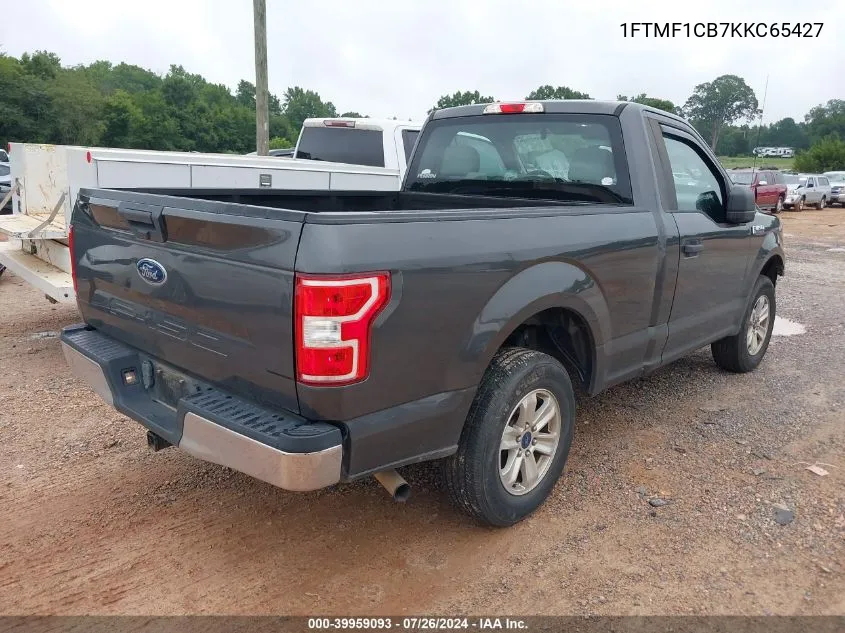 1FTMF1CB7KKC65427 2019 Ford F-150