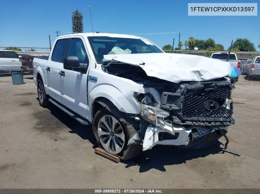 1FTEW1CPXKKD13597 2019 Ford F-150 Xl