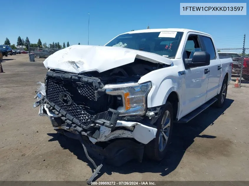 1FTEW1CPXKKD13597 2019 Ford F-150 Xl