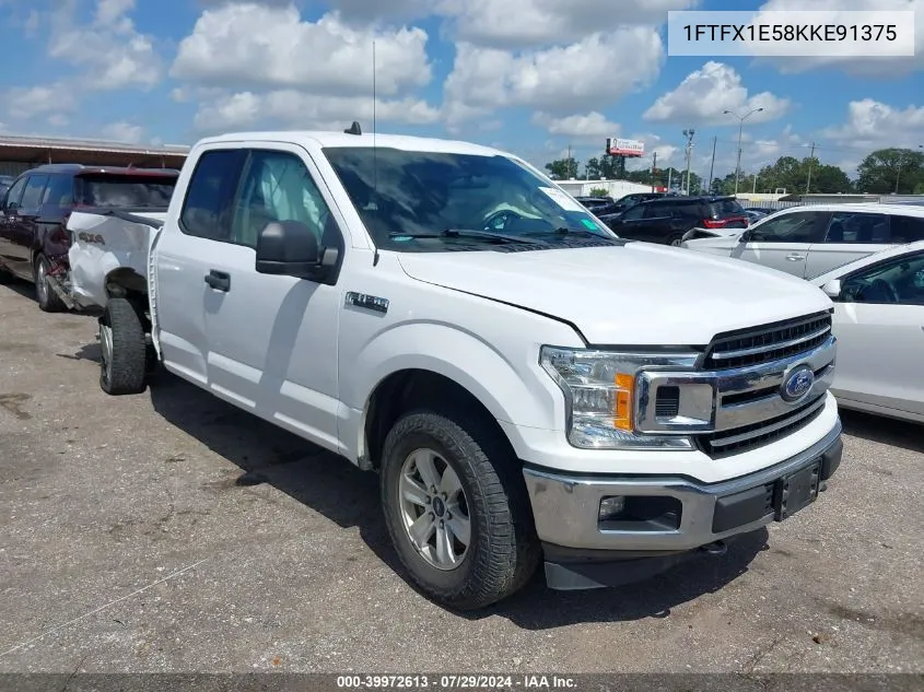 1FTFX1E58KKE91375 2019 Ford F-150 Xlt